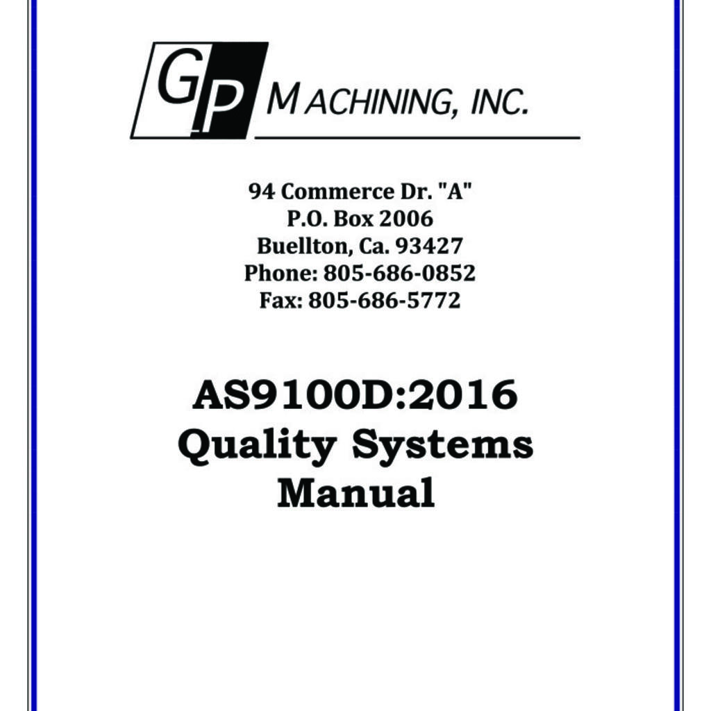 GP Machining, Inc. product image 0