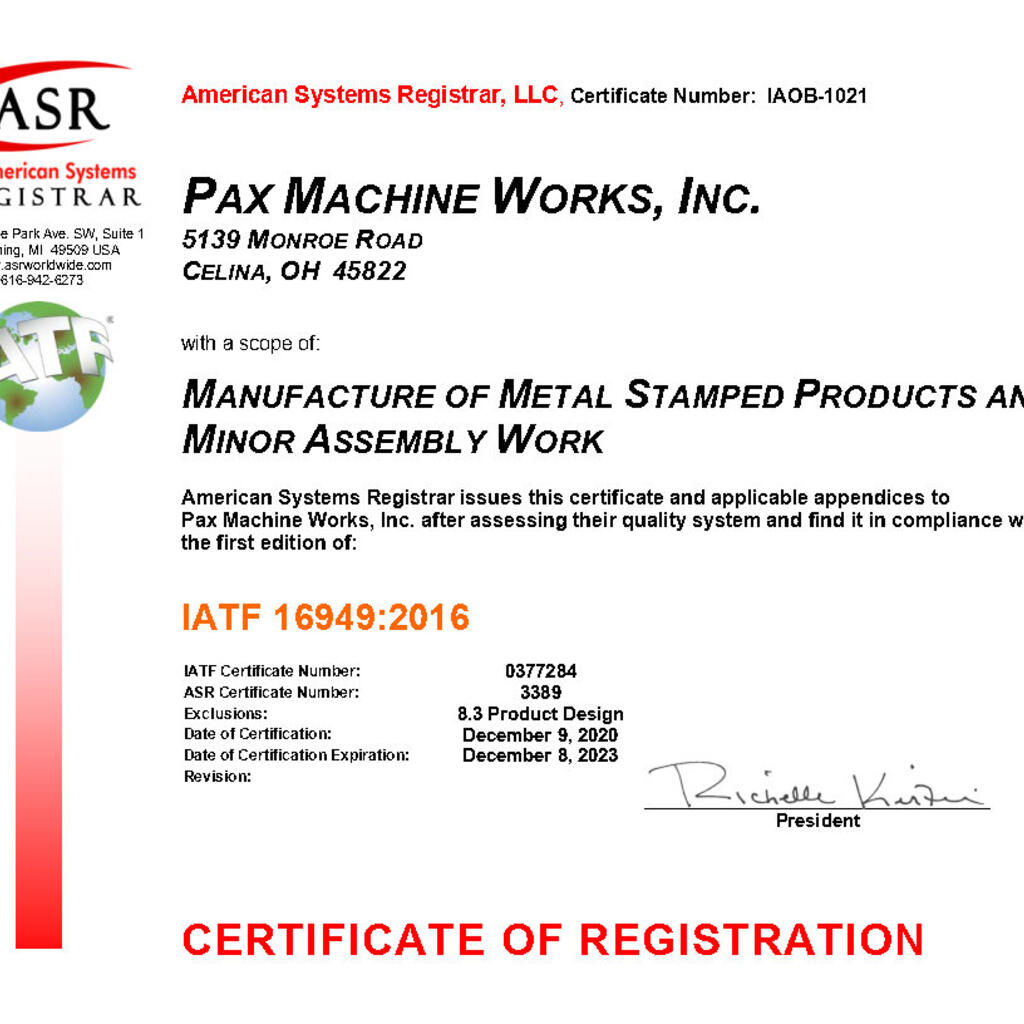 Pax Machine Works product image 71